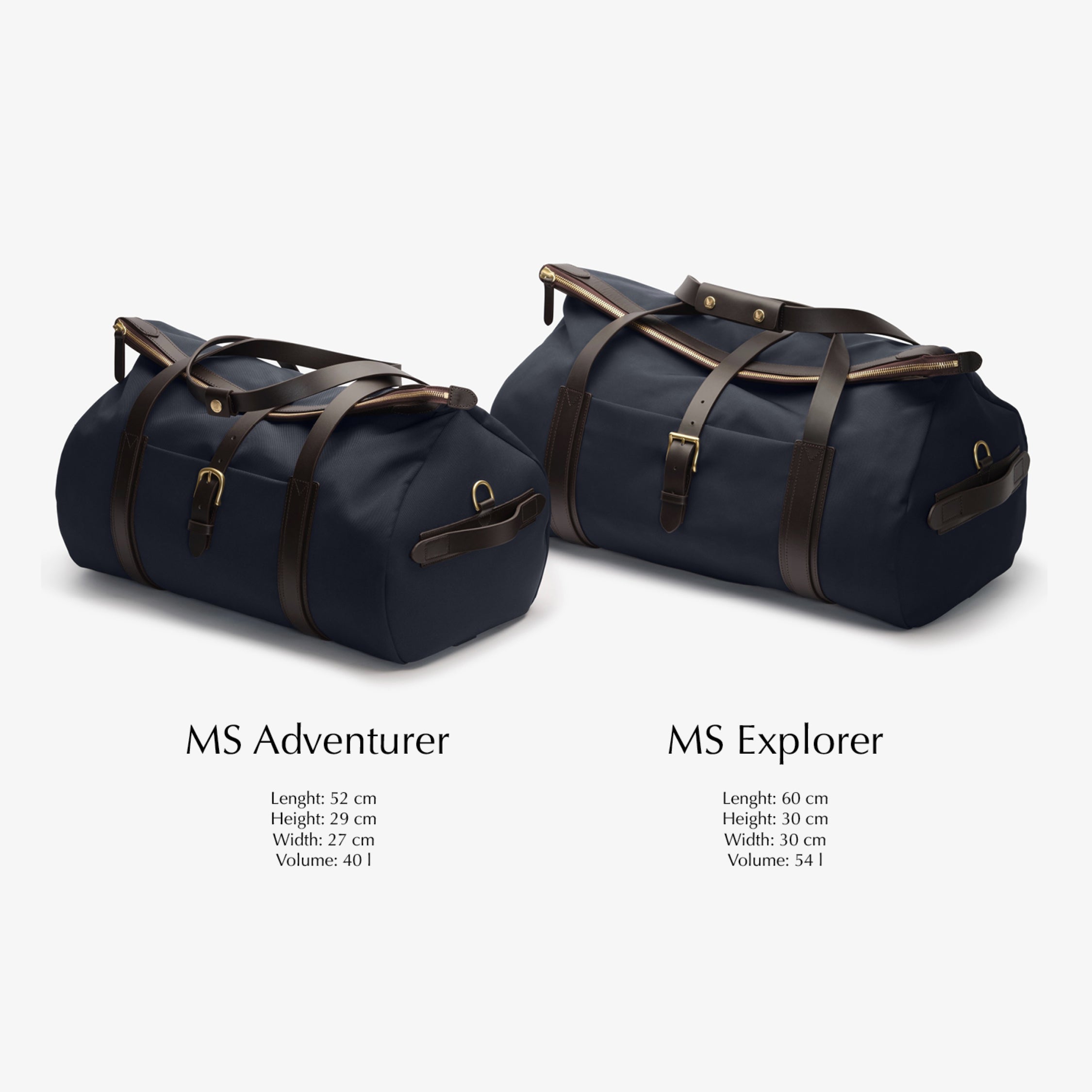 m&s mens travel bags Mismo M/S Explorer Weekendbag Navy/Dark Brown