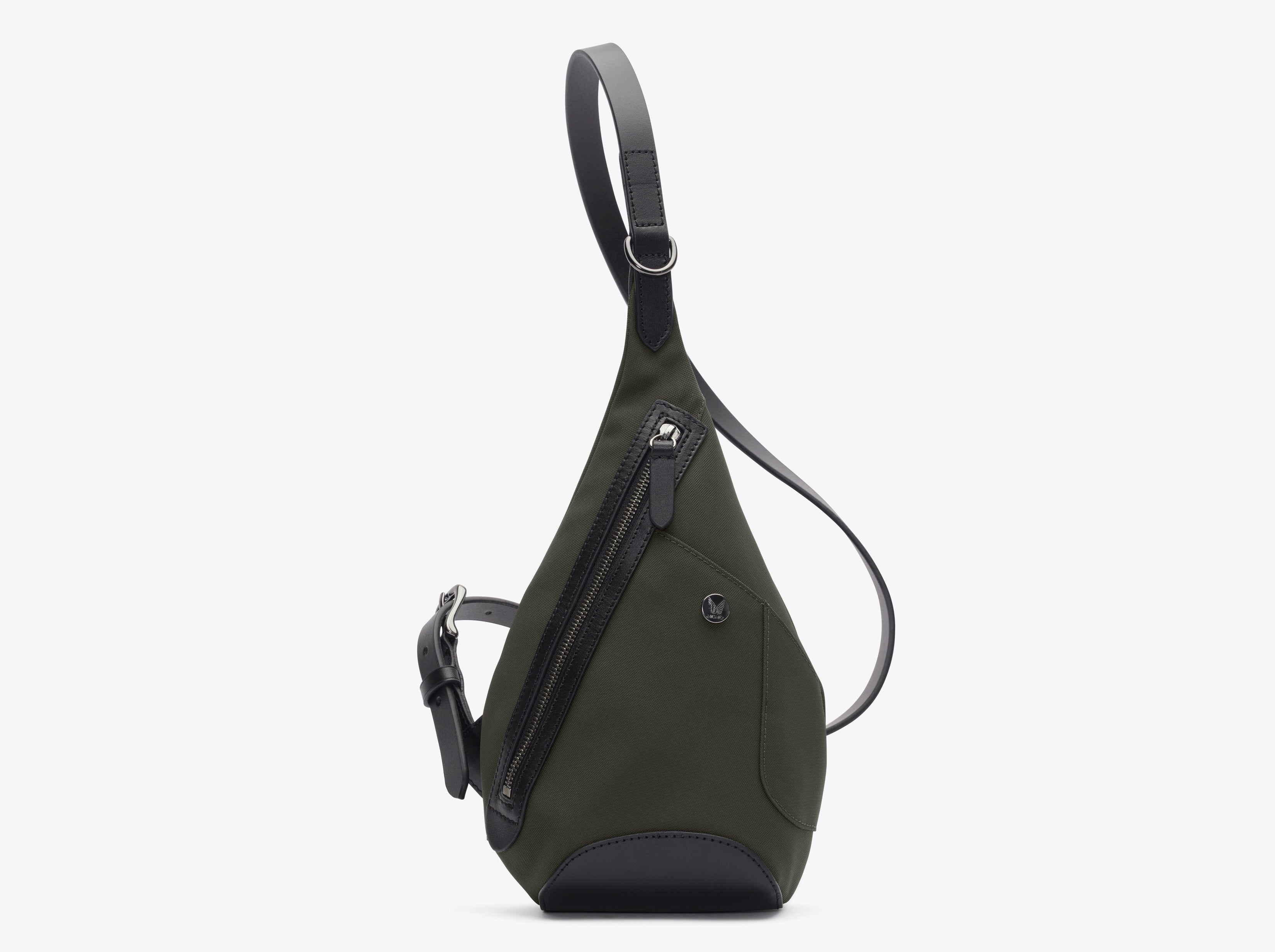 M&s Drop M/S Drop Bag, Shelter Green/Black – Recycled Nylon Crossbody | Mismo