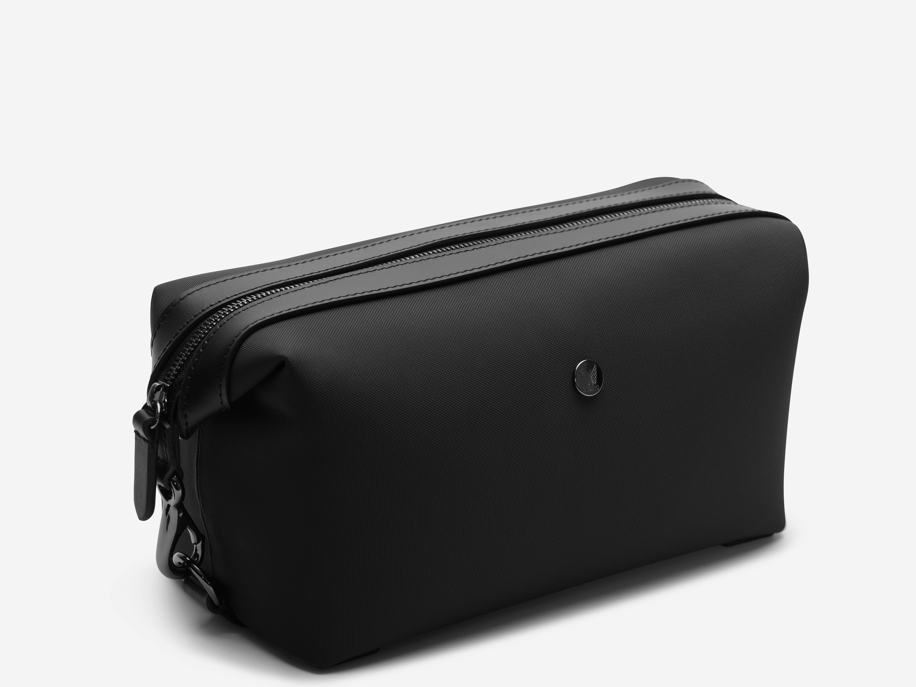 M/S Washbag, Eclipse Black/Black – Recycled Nylon Wash Bag Mismo