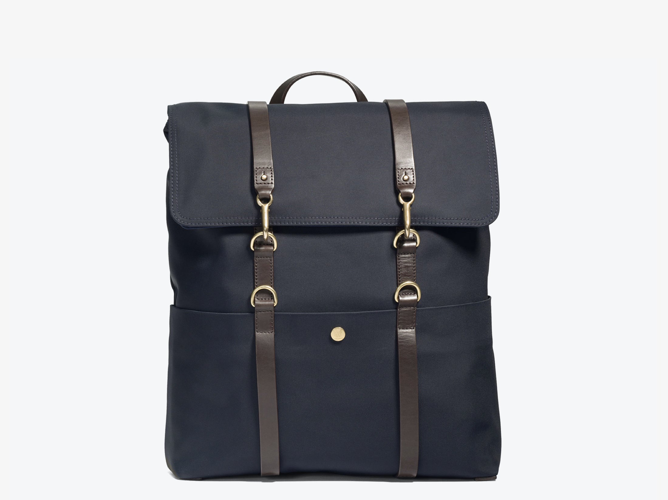 Minimalist Backpack | Danish Design | Waterproof Navy Nylon – Mismo ...