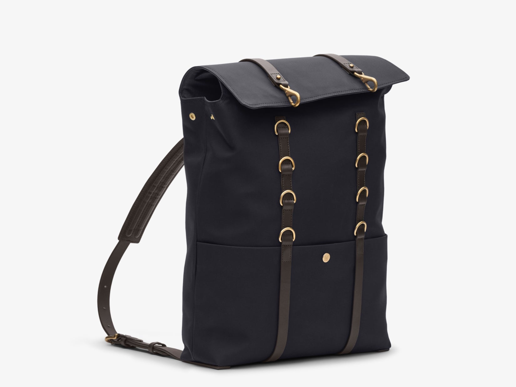 Minimalist Backpack | Danish Design | Waterproof Navy Nylon – Mismo ...