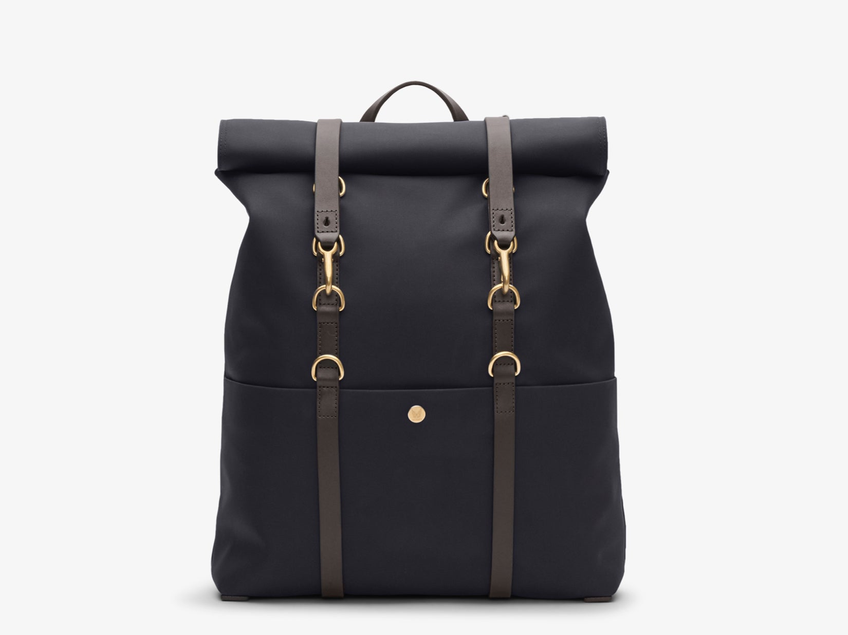 Minimalist Backpack | Danish Design | Waterproof Navy Nylon – Mismo ...