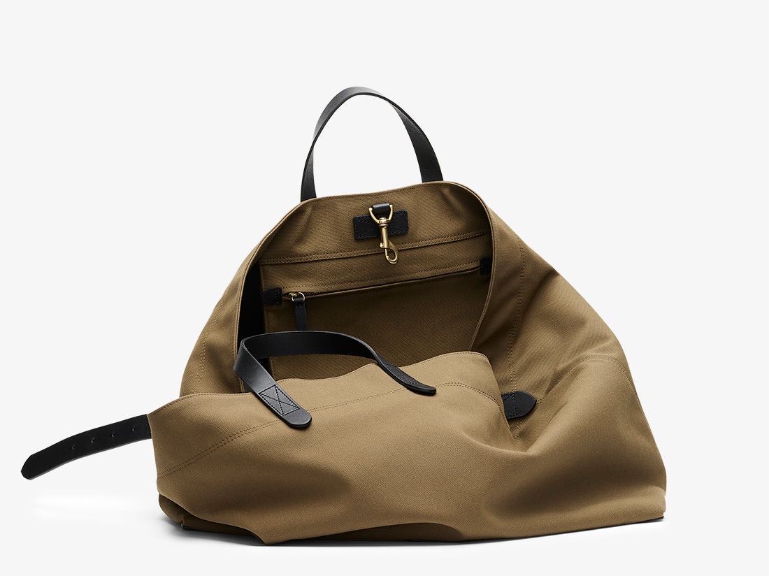 Khaki Beach Bag In Danish Stylish Design – Mismo Copenhagen