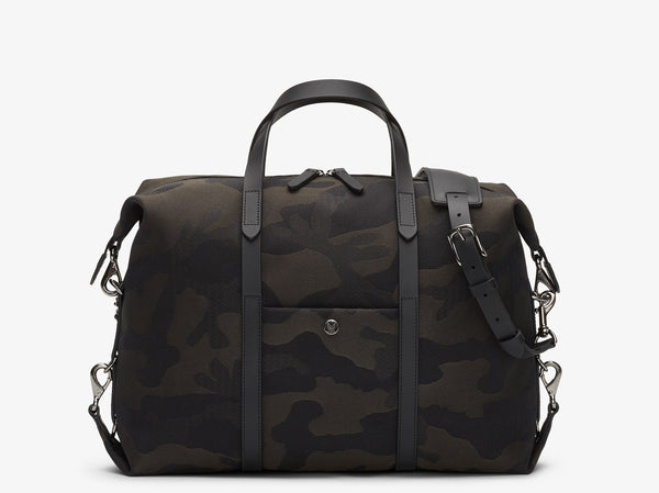 M/S Utility, Into the Deep/Black – Camo Jacquard City Duffle | Mismo