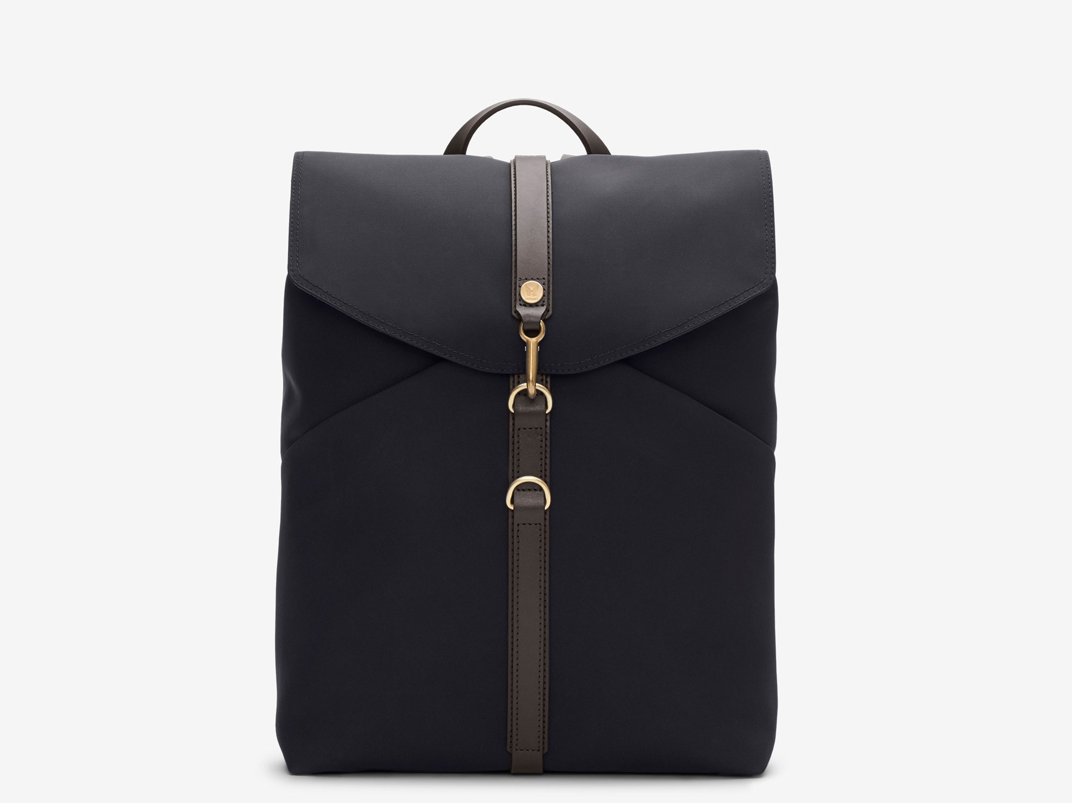 Minimalist Backpack | Danish Design | Waterproof Navy Nylon – Mismo ...