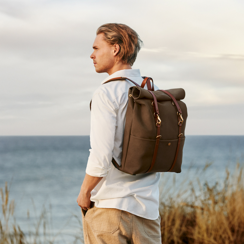 City sailor canvas backpack clearance